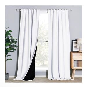 New NICETOWN Full Shading Curtains for Windows. Pack of 2, 52" W x 108" L